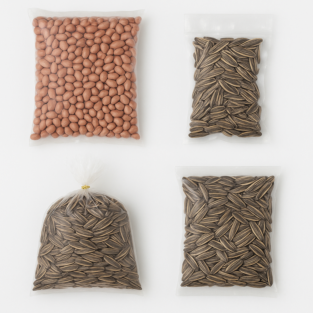 အစေ့အဆံနှင့် အာလူးကြော် (Nuts and Potato Chips)